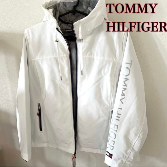 🤍💎💎Tommy Hilfiger Women's White Utility Jacket unisex - Picture 12 of 13